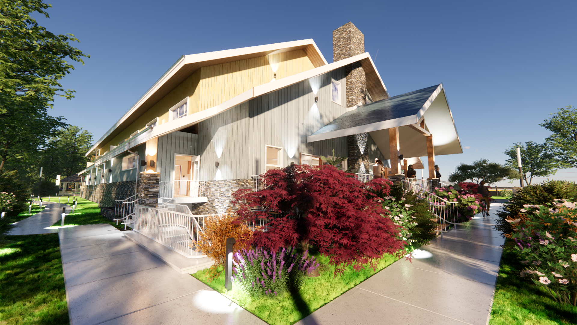 Warm, human-centered interiors